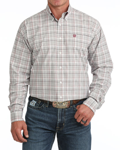 Cinch Men's Plaid Western Button Down Shirt
