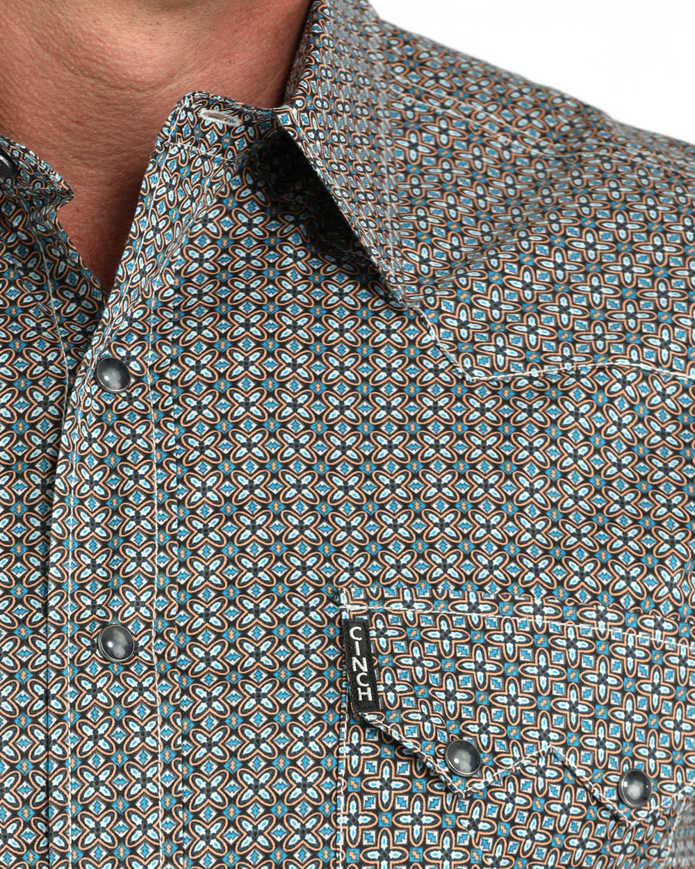 Cinch Men's Multicolor Modern Fit Snap Front Western Shirt
