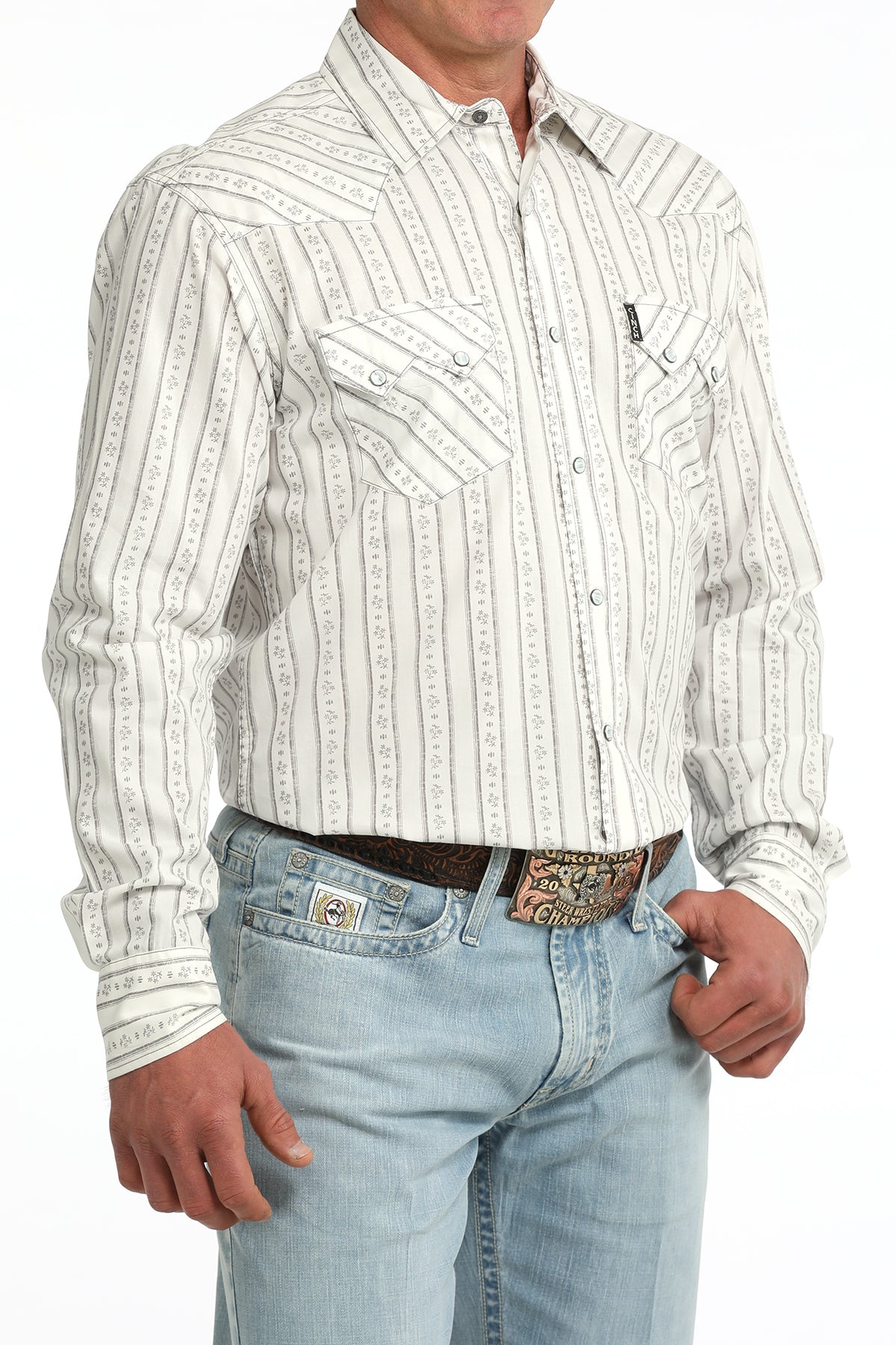 Cinch Men’s Modern Fit Snap Front Western Shirt