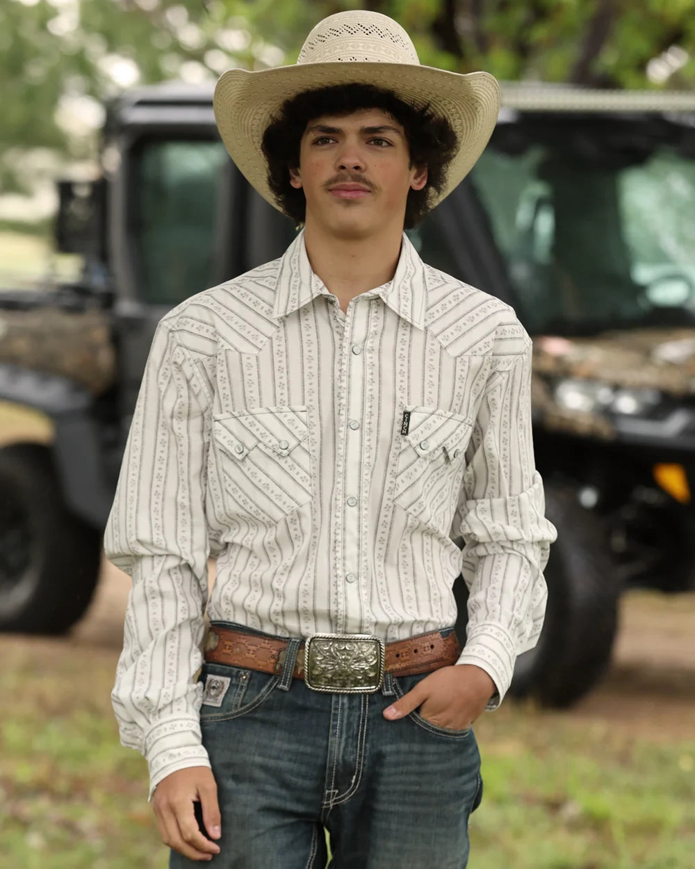 Cinch Men’s Modern Fit Snap Front Western Shirt