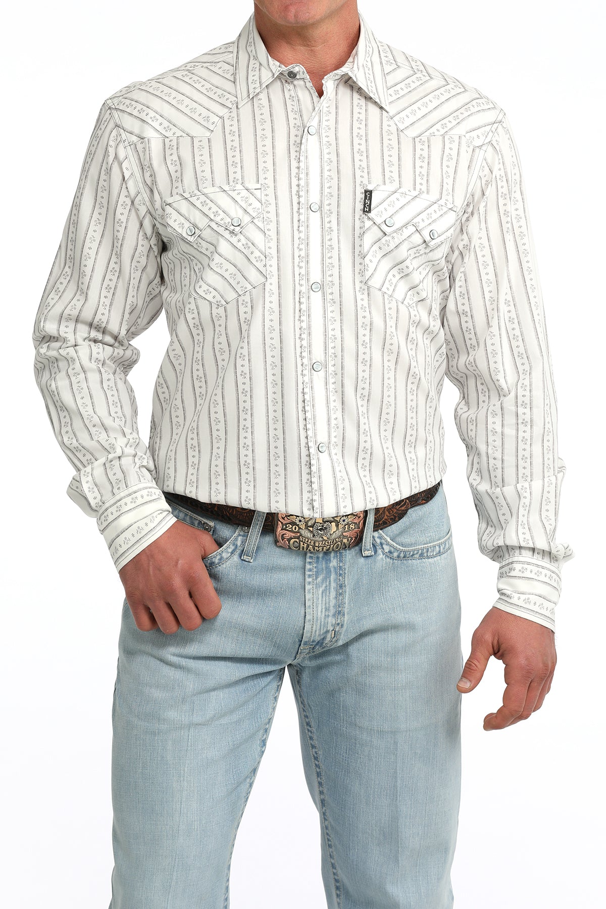 Cinch Men’s Modern Fit Snap Front Western Shirt