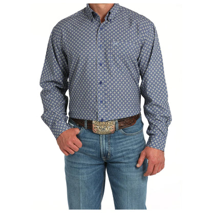 Cinch ARENAFLEX Blue Pattern Shirt