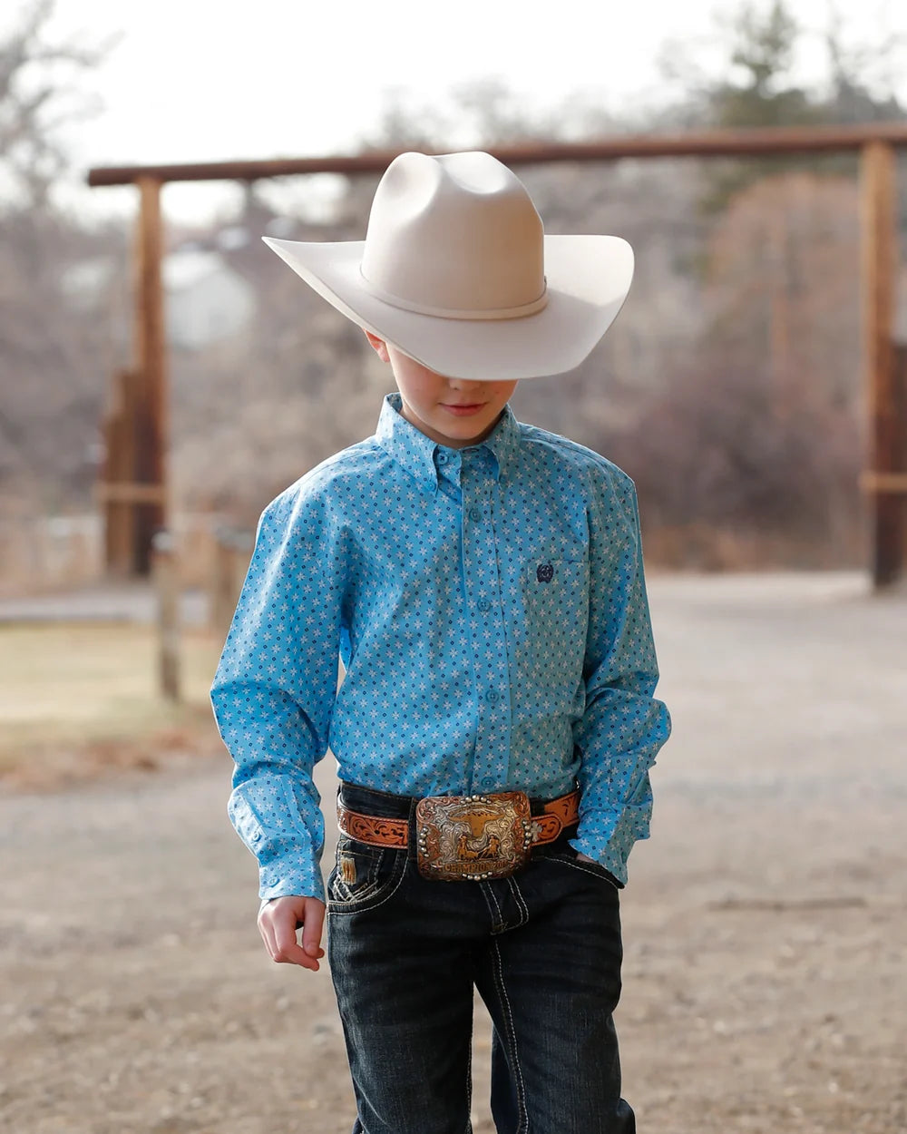 Cinch Boy's Button-Down Western Shirt