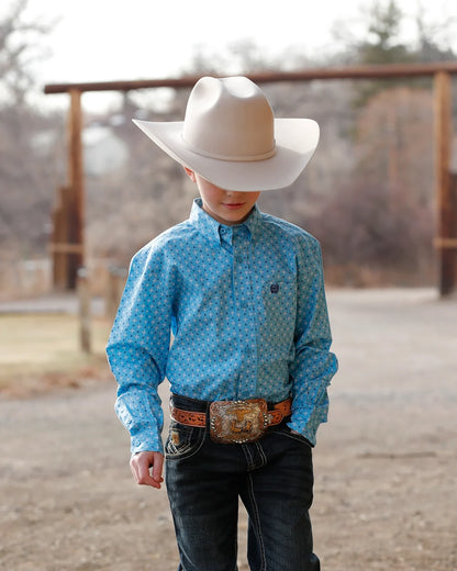 Cinch Boy's Button-Down Western Shirt