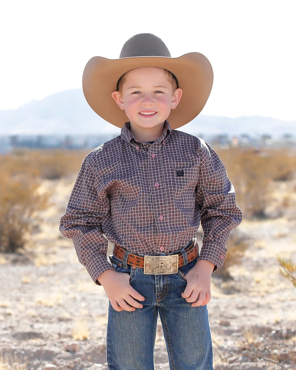 Cinch Boy's Button-Down Western Shirt
