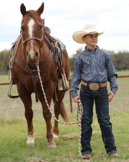 Cinch Boy's Button-Down Arenaflex Western Shirt