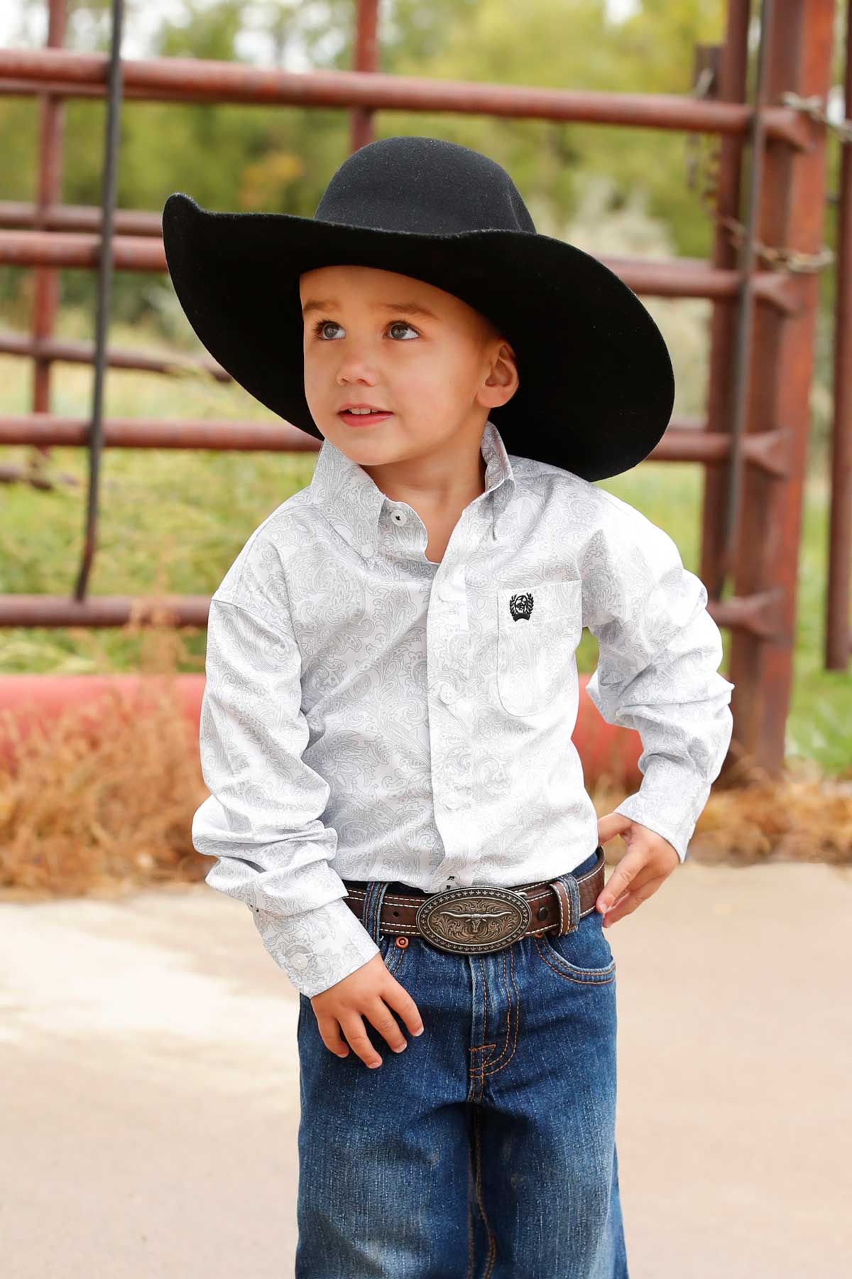 Cinch Boy's Button-Down Western Shirt