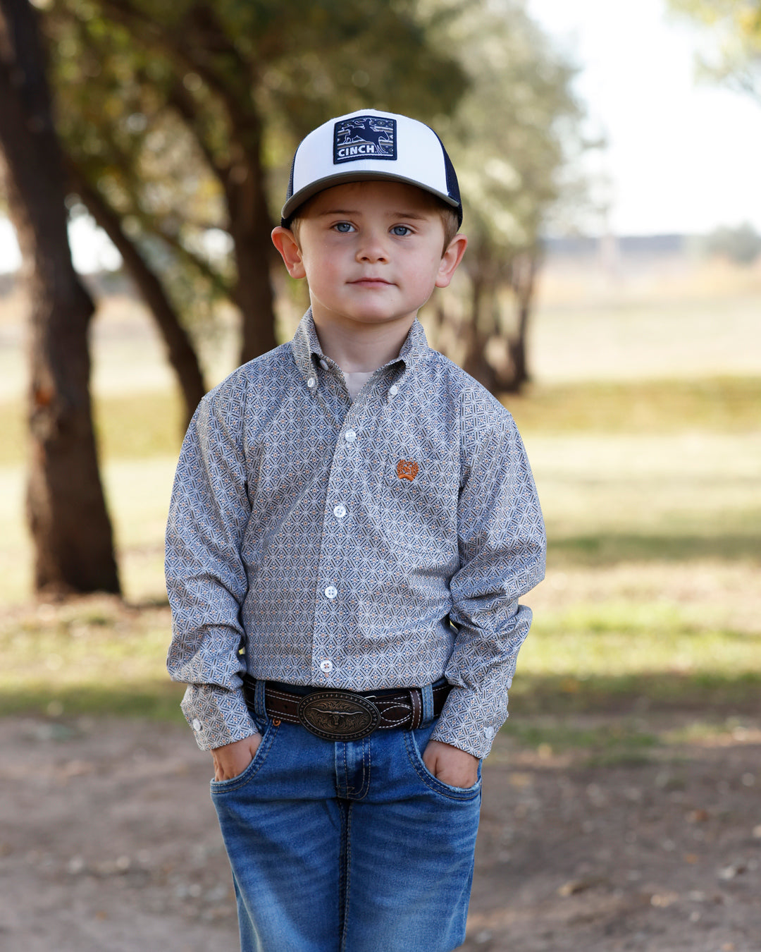 Cinch Little Boy's Button Down Western Shirt