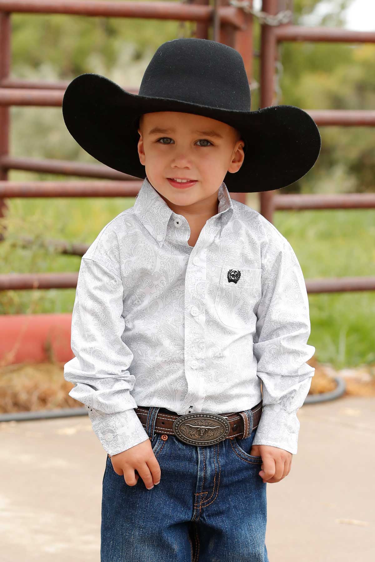Cinch Boy's Button-Down Western Shirt