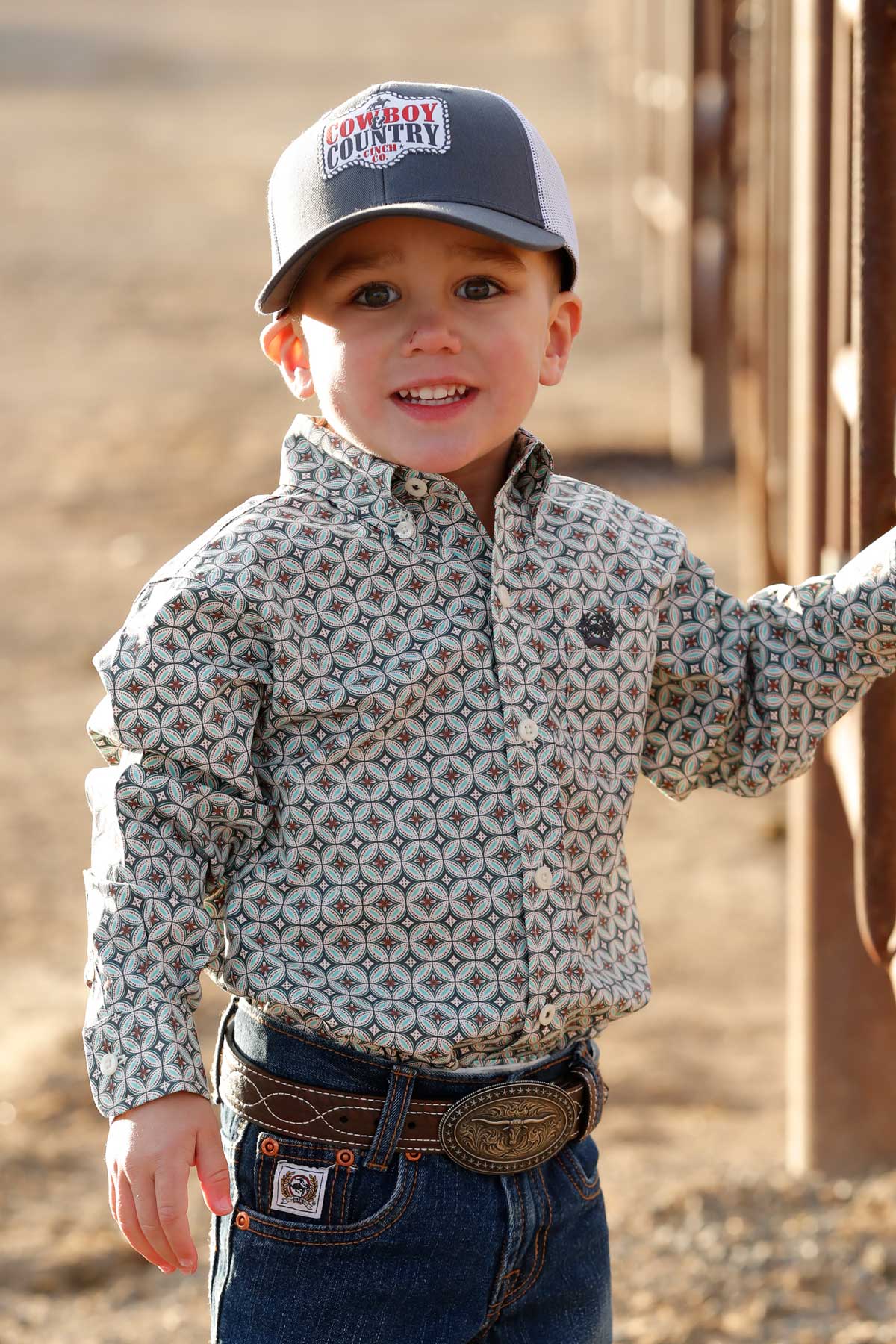 Cinch Boy's Button-Down Western Shirt