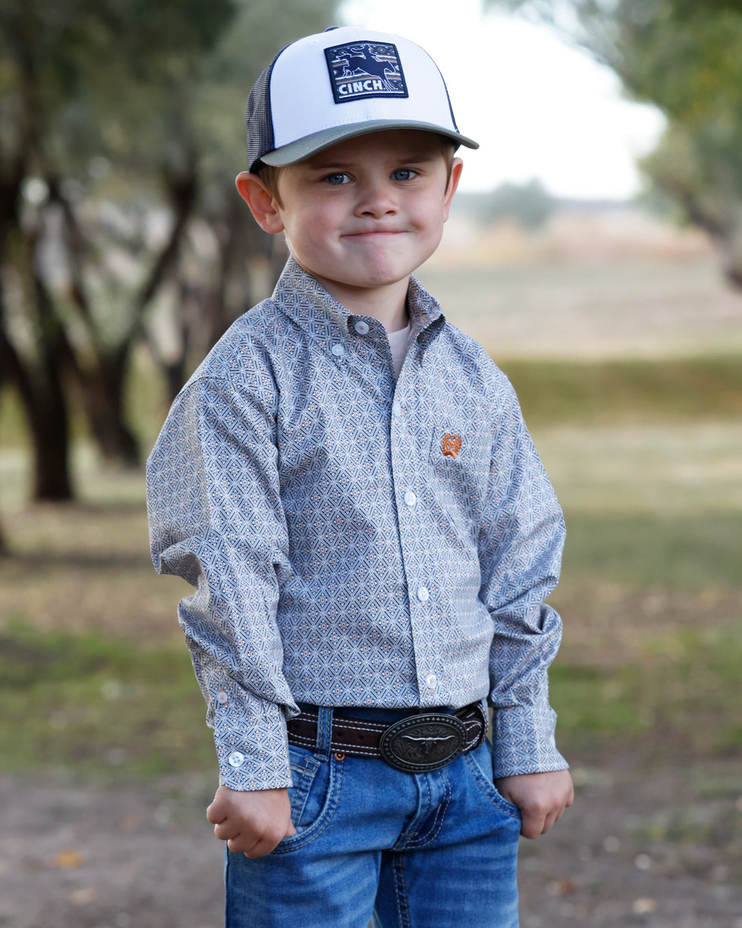 Cinch Baby Boy's Button Down Western Shirt