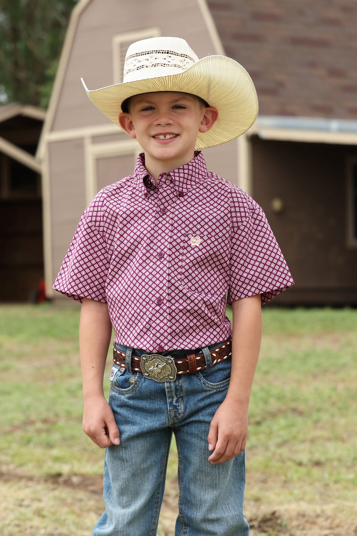 Cinch Boy's Button-Down Western Shirt