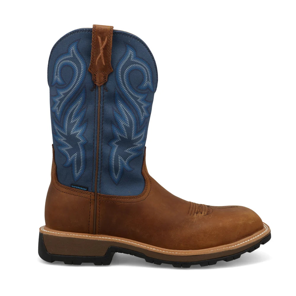 Twisted X 11" Rustic Brown & Niagara UltraLite X™ Work Boots