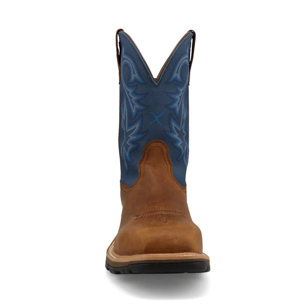 Twisted X 11" Rustic Brown & Niagara UltraLite X™ Work Boots