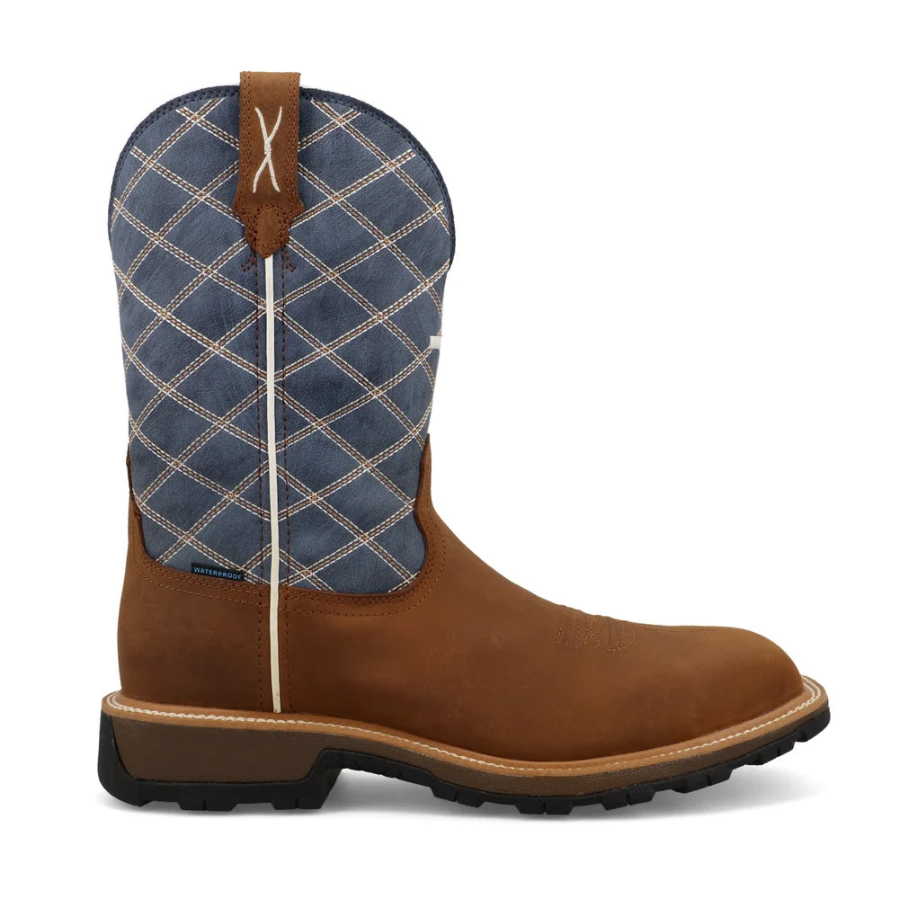 Twisted X Denim Blue 11" UltraLite X™ Work Boots