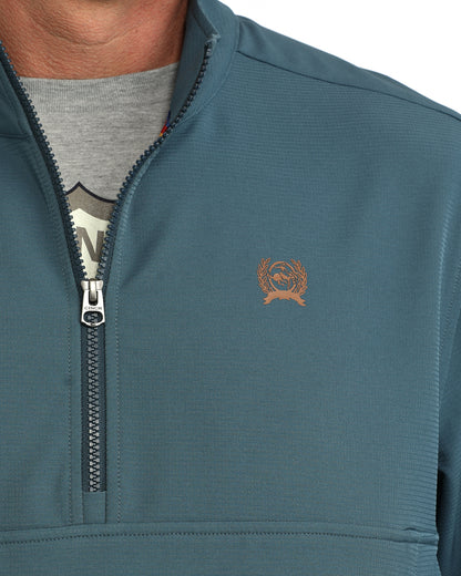 Cinch Men's Teal Windbreaker