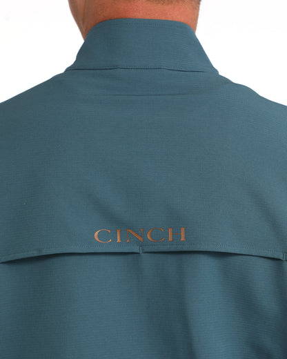 Cinch Men's Teal Windbreaker