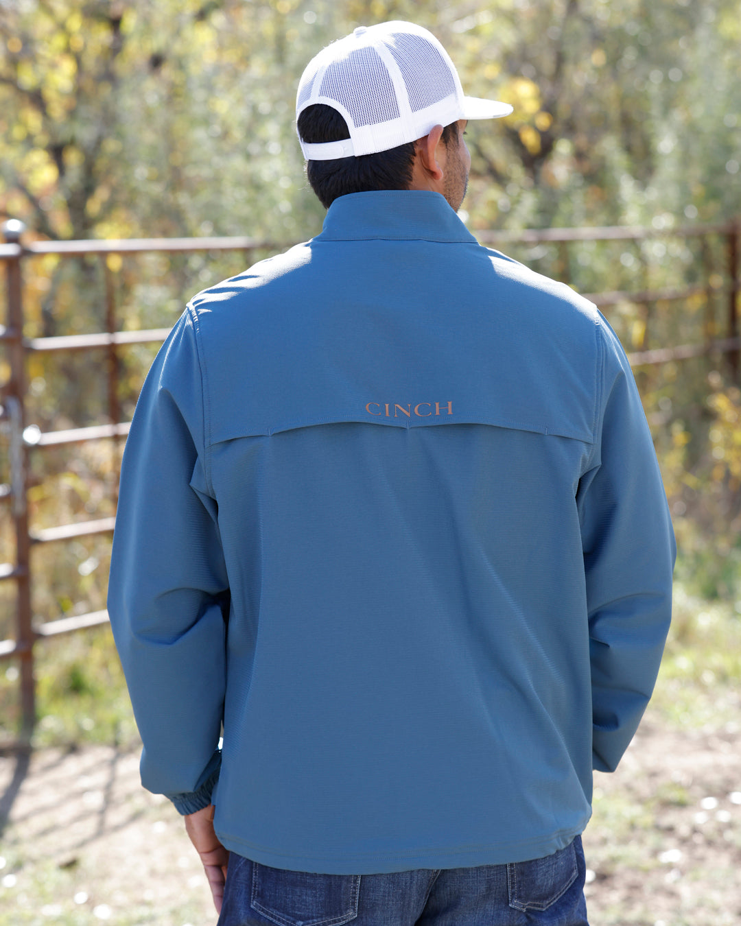 Cinch Men's Teal Windbreaker