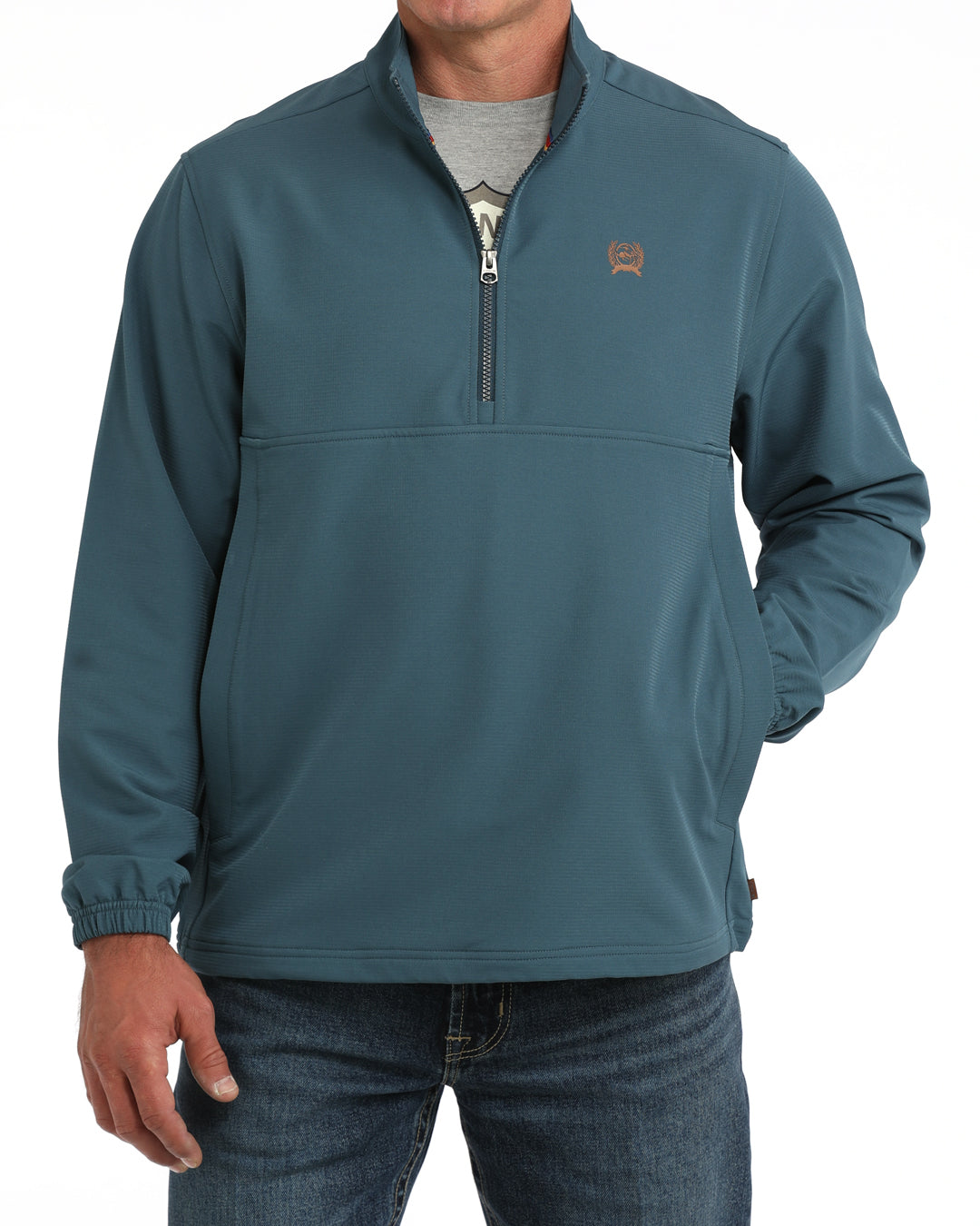 Cinch Men's Teal Windbreaker