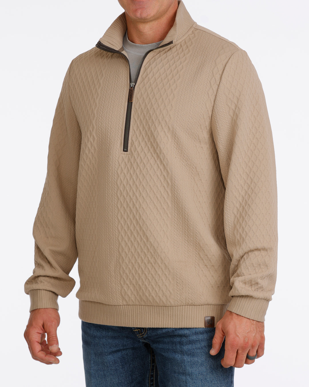 Cinch Men's 1/2 Zip Stone Pullover