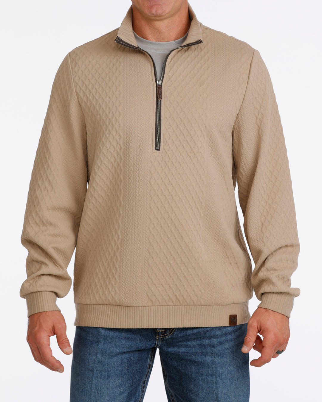Cinch Men's 1/2 Zip Stone Pullover