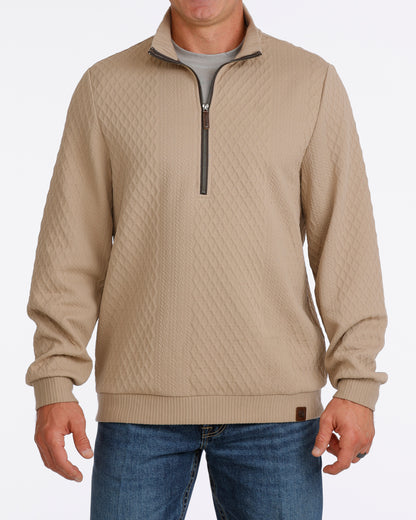 Cinch Men's 1/2 Zip Stone Pullover