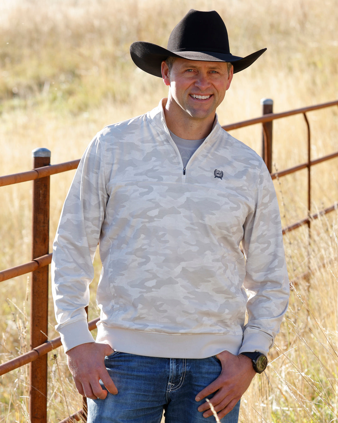Cinch Camo Quarter Zip
