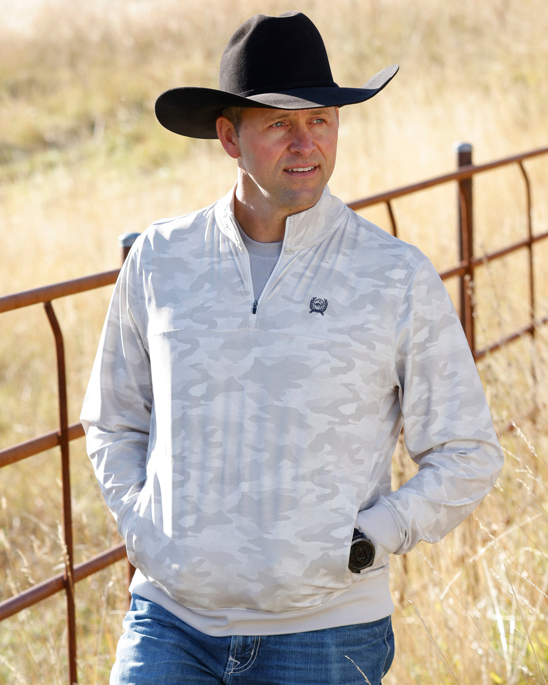 Cinch Camo Quarter Zip
