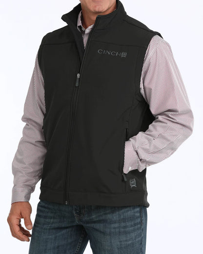 Cinch Men's Black Bonded Vest
