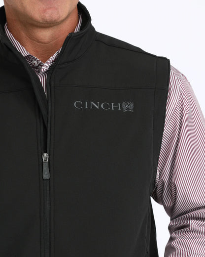 Cinch Men's Black Bonded Vest