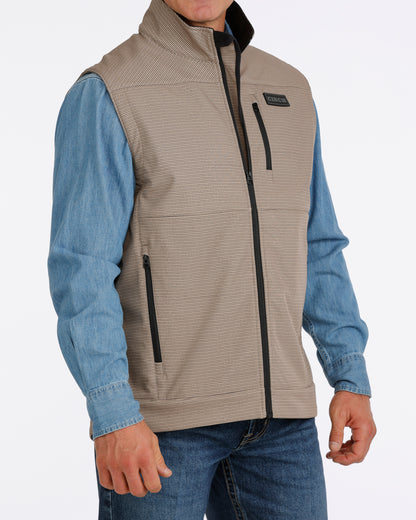 Cinch Men's Khaki Bonded Vest
