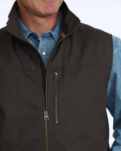 Cinch Men's Brown Canvas Vest