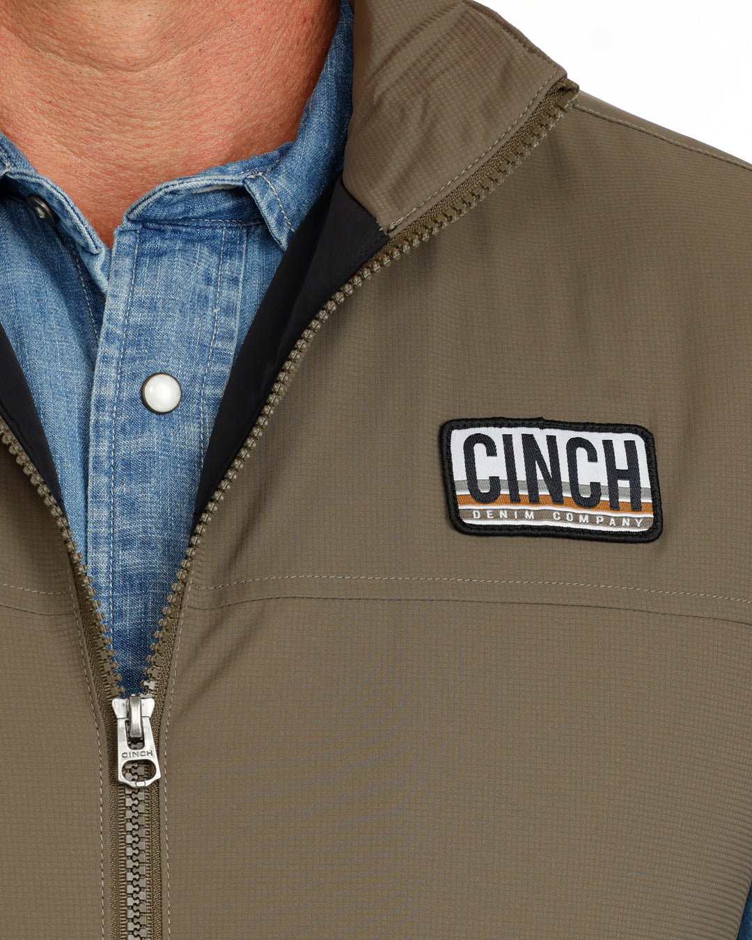 Cinch Men's Green Lightweight Vest