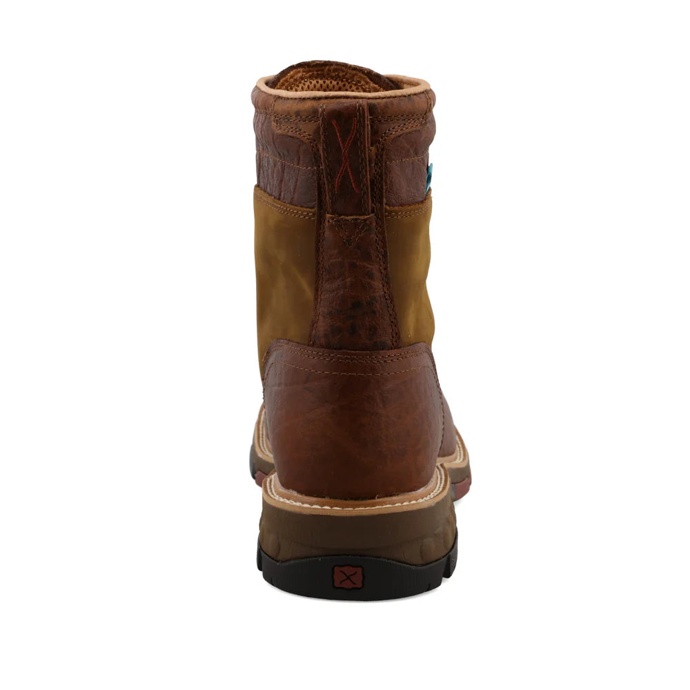 Twisted X Saddle & Cognac 8" CellStretch Lacer Boots