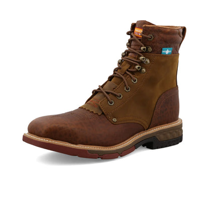 Twisted X Saddle & Cognac 8" CellStretch Lacer Boots