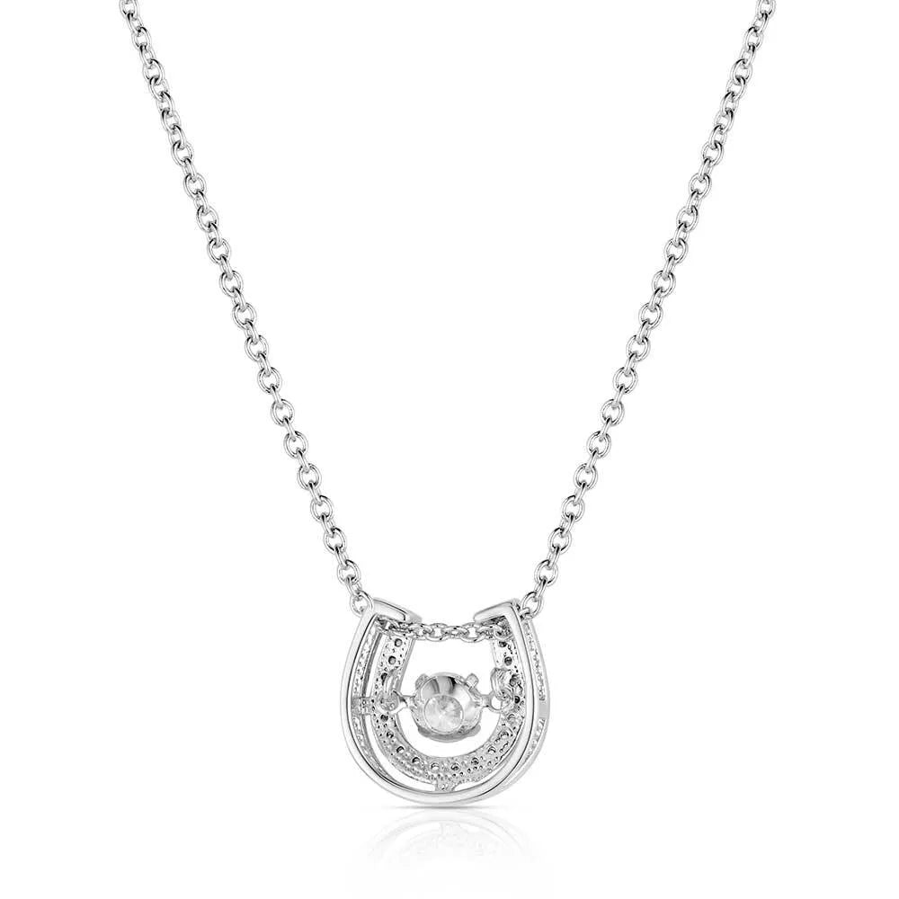 Montana Silversmith Dancing with Luck Horseshoe Necklace