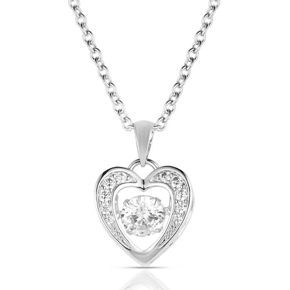 Montana Silversmith Let's Dance A Little Dance Heart Necklace