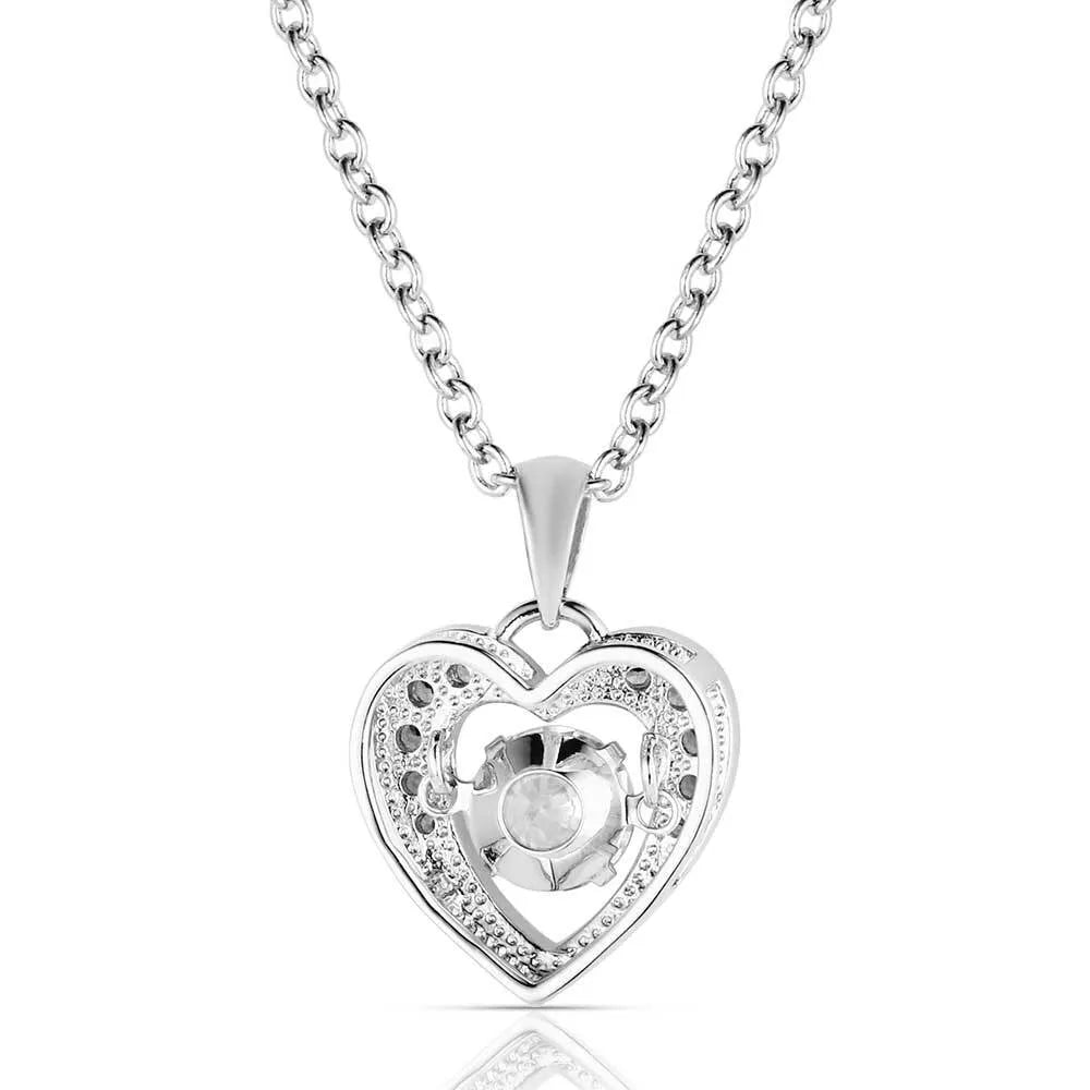 Montana Silversmith Let's Dance A Little Dance Heart Necklace