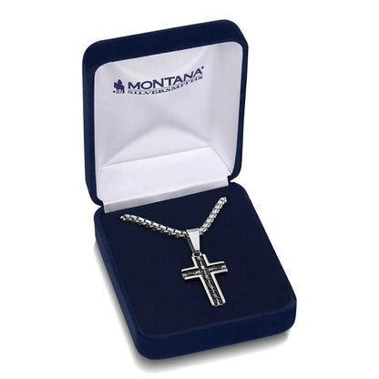 Montana Silversmith Barbed Wire Cross Necklace