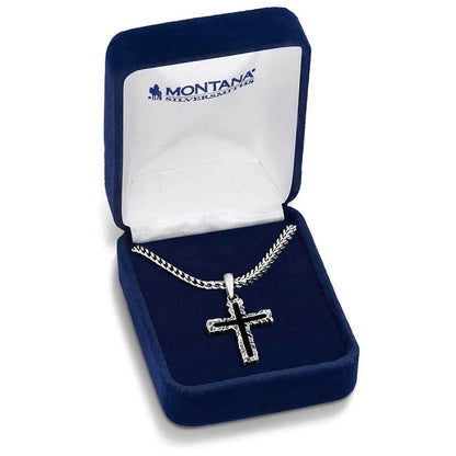 Montana Silversmith Roughstock Cross Necklace