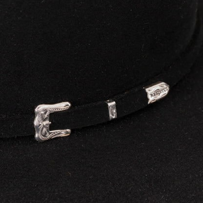 Resistol 20X Black Gold Open Crown Cowboy Hat