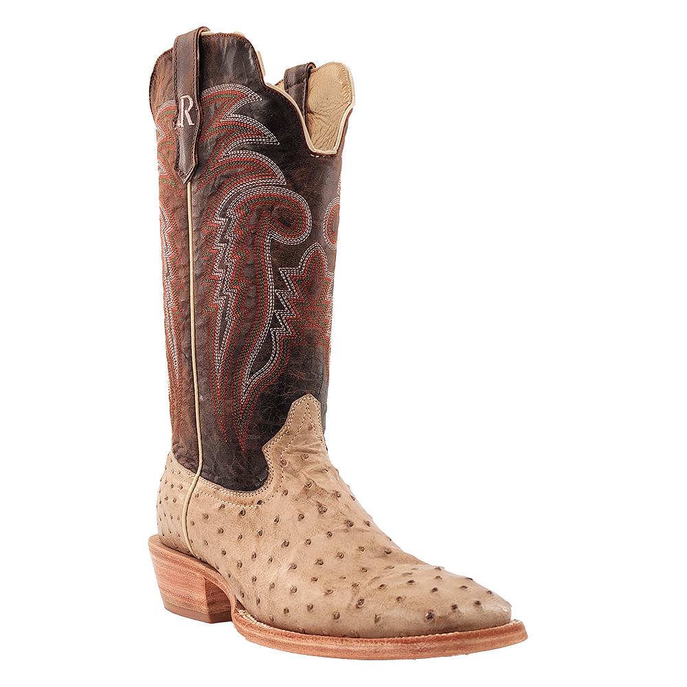 R. Watson Sand Bruciato FQ Ostrich Boots