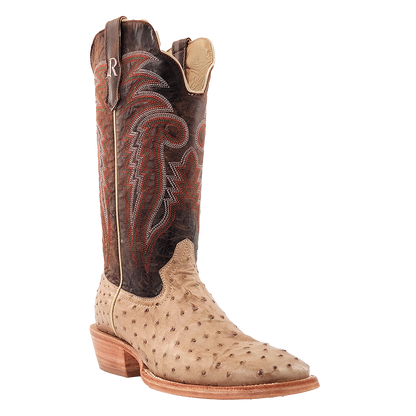R. Watson Sand Bruciato FQ Ostrich Boots