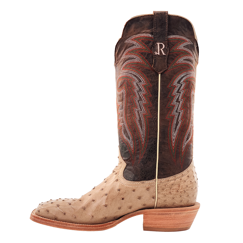 R. Watson Sand Bruciato FQ Ostrich Boots