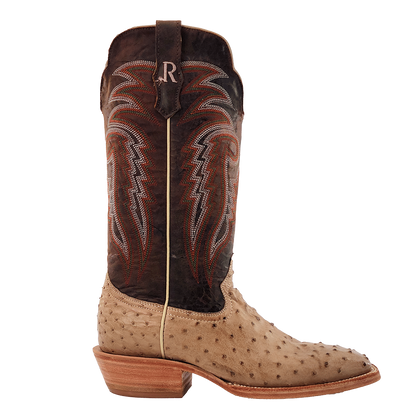 R. Watson Sand Bruciato FQ Ostrich Boots