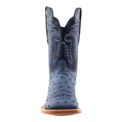 R. Watson American Blue Jean FQ Ostrich Boots