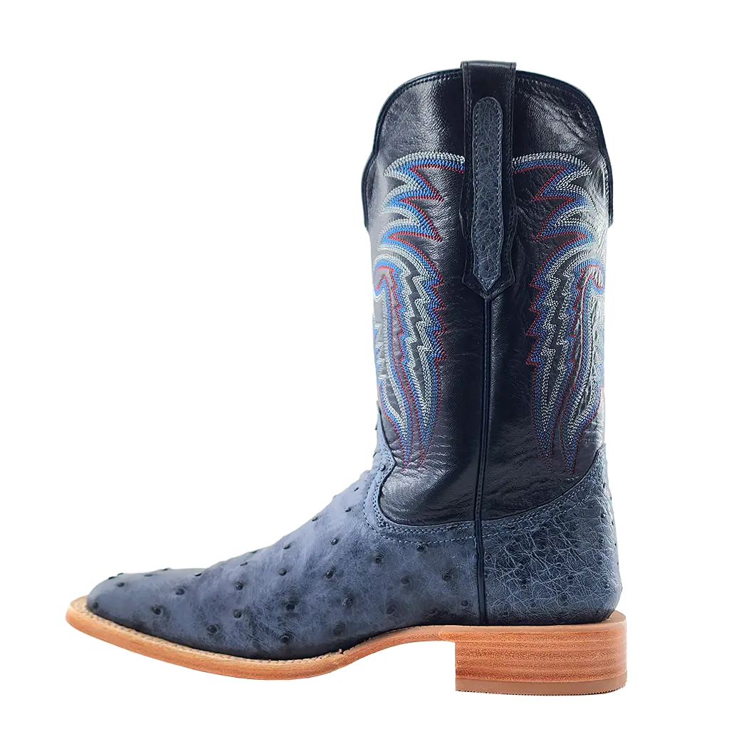 R. Watson American Blue Jean FQ Ostrich Boots