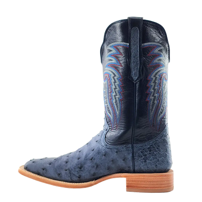 R. Watson American Blue Jean FQ Ostrich Boots