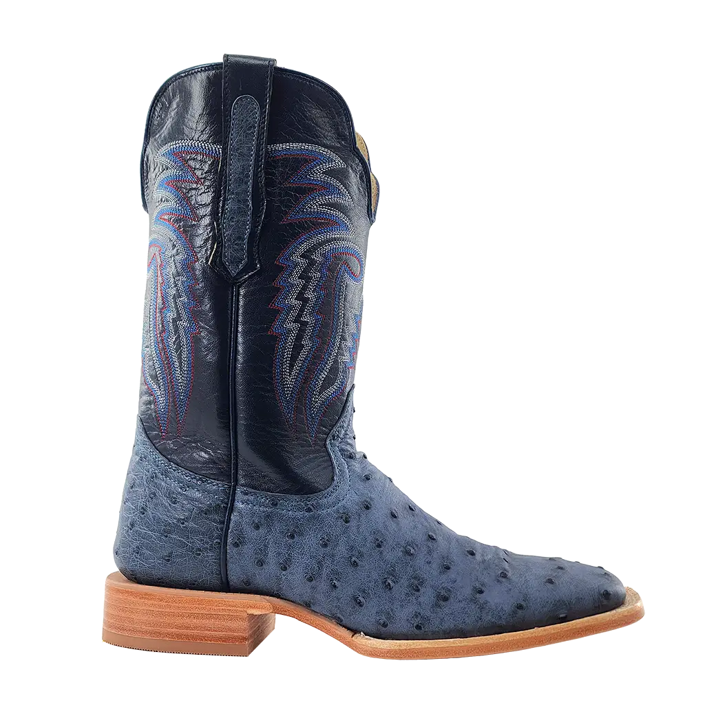 R. Watson American Blue Jean FQ Ostrich Boots
