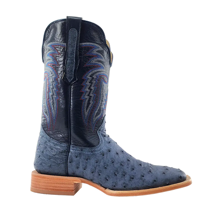R. Watson American Blue Jean FQ Ostrich Boots